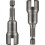 (As show, One size) 2 PCS Nut Driver Wing Nut Driver Drill Bit Socket Wrenches Tools Set Wing Nut Spanner for Panel Nuts Screws XinHang 1
