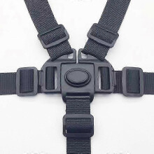 (As show, One size) Adjustable Child Safety Belt - 5 Point Baby Safety Belt For Pushchair Highchair Buggy Qou