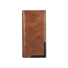 (Brown) Upliftjoys Cowhide Vintage Wallet Men Long Leather Bifold Wallet for Father Mens