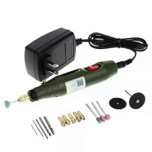(US Plug) 1Set Tools Electric Drill Dremel Grinder Engraving Pen Electric Grinder Polisher Rotary Power Tools Mini Drill Kit For Dremel