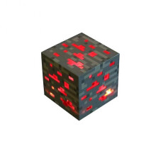(Red Mining Lamp)Home Decoration Minecraft Game Torch Lamp Led Night Light Rechargeable Gift