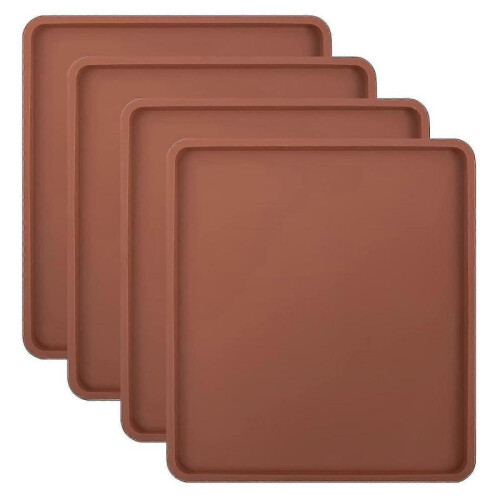 4pc Iicone Dehydrator Mat with Edge - Iicone Heet Compabeautifye , Nontick Iicone Iner