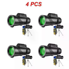 (A8, 4PCS B) Military Zoom Powerful Binoculars Long Range Portable Professional Telescope Monocular Low Night for Hunting