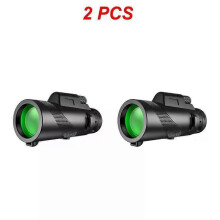 (A3, 2PCS A) Military Zoom Powerful Binoculars Long Range Portable Professional Telescope Monocular Low Night for Hunting