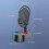 (White) 5 in 1 Mobile Phone Holder Wireless Induction Audio Bluetooth Speaker Phone Holder 5