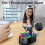 (Black) 5 in 1 Mobile Phone Holder Wireless Induction Audio Bluetooth Speaker Phone Holder 2