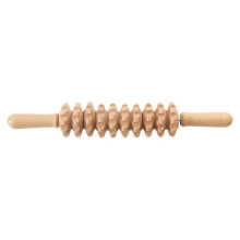 (A) Wooden Massage Roller Tool, Lymphatic Drainage Massager Maderoterapia, Manual Massage Tool for Body Massage