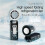 (Black) IceRush Turbo – Handheld Fan with Instant Cooling Plate & LED Light 2