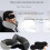 (Light Grey) Memory Foam U Shaped Travel Pillow Neck Support Soft Head Rest Plane Car Cushion 3