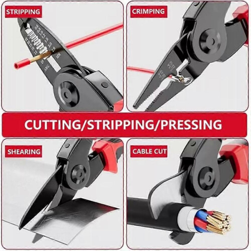 Multifunctional 5-in-1 Interchangeable Head Pliers Tool Set 2