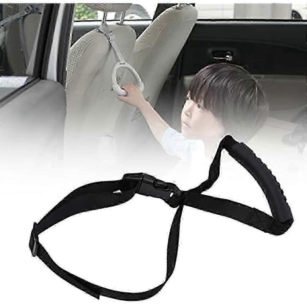 (As show, One size) Car Grab Handle  Car Grab Handle Multifunctional Safety Ergonomic Sturdy Reinforced Car Pull Strap For Car  Portable Elderly Wear