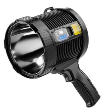 (Medium) Rechargeable Spotlight,100000 Lumens Led Spot Lights Handheld Flashlight Super Outdoor Solar Spotlight