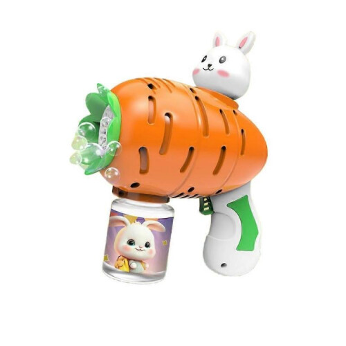 (Radish) Easter Bunny Bubble Gun,Bunny Bubble Machine Portable Bubble Blower Party Gifts