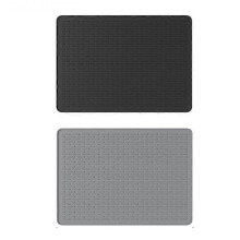 (Black) Designaten Heat-Resistant Silicone Stove Cover Mat & Utensils, 28"x20"