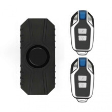 (2pcs) Waterproof Bike Alarm USB Charge Motorcycle Electric Bicycle Security Anti Lost Wireless Remote Control Vibration Detector Alarm