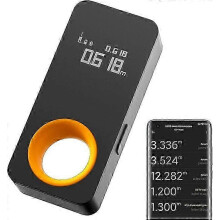 (As show, One size) 98Ft/30m Laser Distance Meter, Digital Laser Measurement with Bluetooth, Accuracy 2mm, M/Ft Unit Switching, 2 Measuring Modes, OLED Display, USB-C Cha