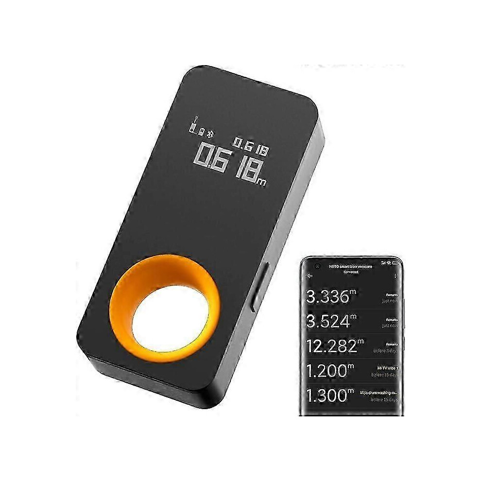 (As Show, One Size) 98Ft/30M Laser Distance Meter, Digital Laser Measurement With Bluetooth, Accuracy 2Mm, M/Ft Unit Switching, 2 Measuring Modes, Ole 4631898249934