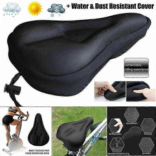 (As show, One size) Bike Saddle Cover 1