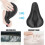 (As show, One size) Bike Saddle Cover 4