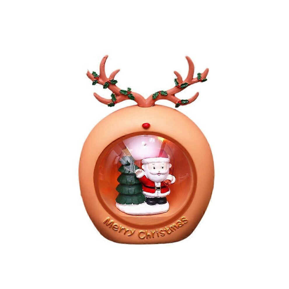 (8, One size) Christmas Santa Claus Star Lights Deer Ambiance Lights Christmas Activities Table Decoration Children&#39;S Christmas Eve Gift-image-OPC-PHKMCYP-NEW