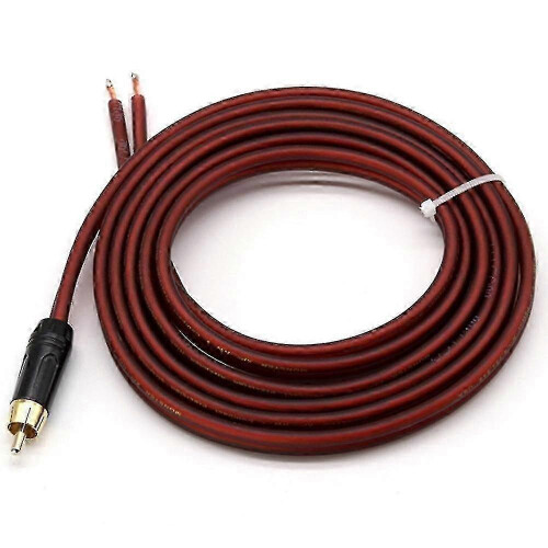 (As show, One size) Rca Speaker Cable Bare Wire Speaker Wire To Rca Plug,replace Rca Plug 2