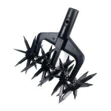(As show, One size) Gardening Rotary Tiller,manual Cultivator,hand-held Garden Cultivator With Detachable Tines, Reseeding Grass Or Terra Mixing(without Pole)