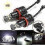 (As show, One size) 2pcs 120W H8 LED Auto Car Headlight Angel Eye Ring Bulb - Canbus Error Free For BMW E82 E87 E88 E90 E91 E92 E93 E60 E61 E63 E64 E84 X1 E70 X5 E71 E72 1