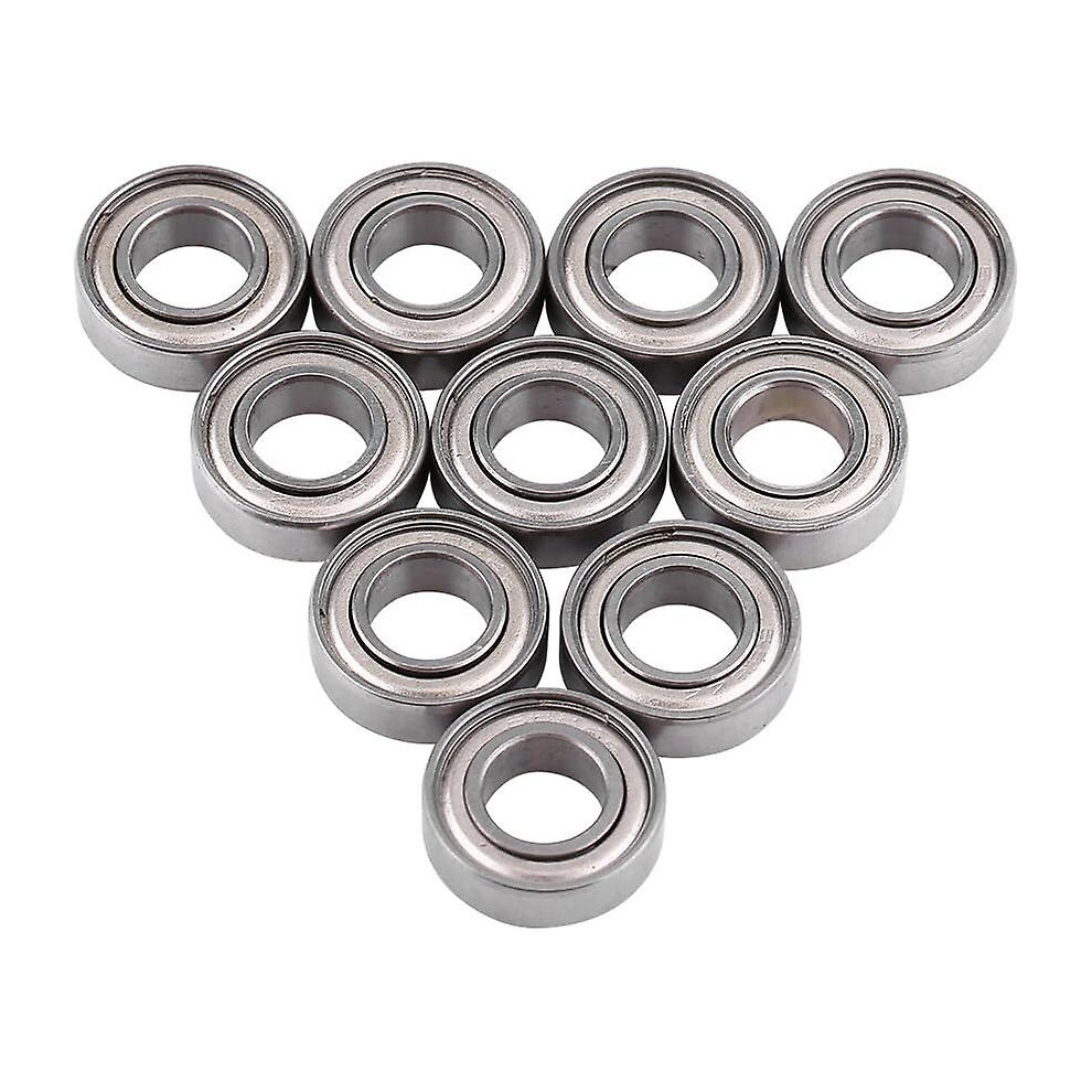 (As Show, One Size) 10Pcs Deep Throat Steel Ball Bearing 8X16x5mm Miniature Double Shielded Bearing 688Zz 4632461636465
