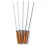 (As show, One size) Marshmallow roasting, roasting stick with wooden handle 16 inch roasting fork 3