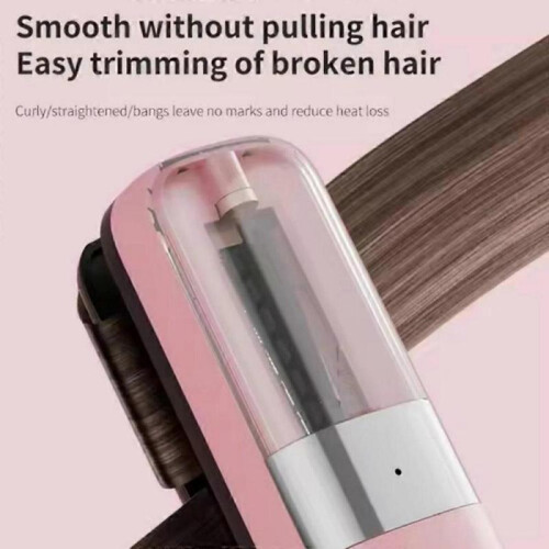 (Yellow) Hair Split Ends Trimmers Automatic Split End Remover Damaged Hair Repair 1
