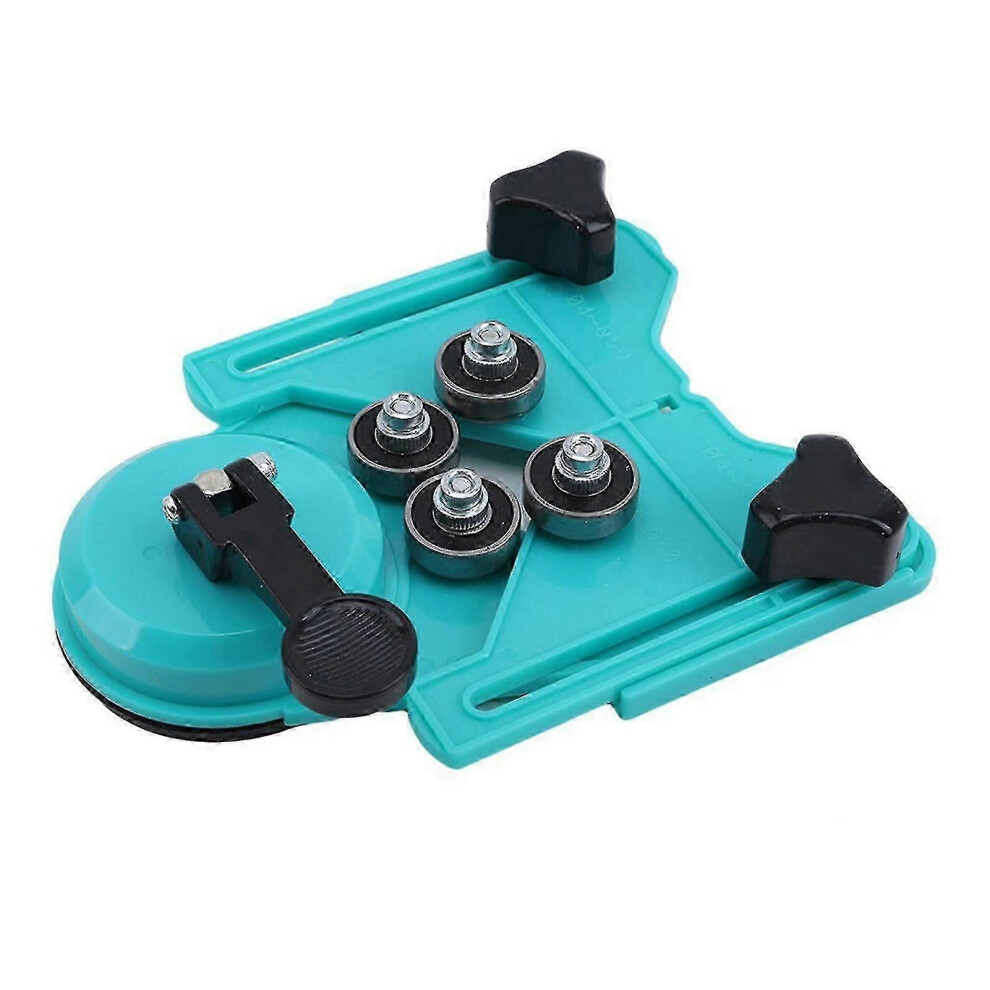 (As Show, One Size) Adjustable Hole Saw Centering Locator Suction Holder Drill Bit Hole Saw Guide Jig Fixture Adjustable Drill Guide Hole Locator 4631898247299