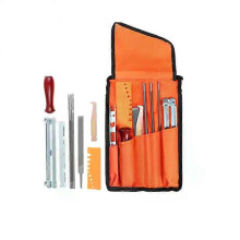Chainsaw File Bag Set High Strength Hardwood Special Household Hand Tools Chainsaw Sharpening Kit Durable Metal Portable Design