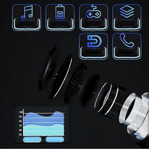 Ailsion Ear Buds, Open Ear Earbuds, Wireless Bluetooth Earbuds Rotatable 1