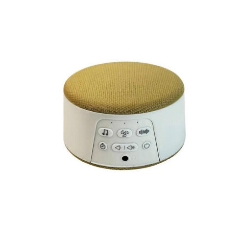 (White) Sleep White Noise Machine – Non-looping Sound Machine with 26 Sounds