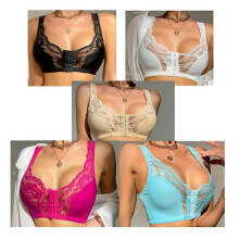 (2XL 40/90, Black) Kulken Bra, Kulken Bra Anti Sagging,Breathable Anti-Sagging Breasts Bra 1pc