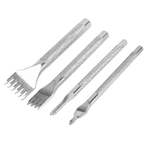 (As show, One size) 4 Pcs Stitng Sel Set,for Sewing Craft(4 Mm,silver)