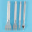(As show, One size) 4 Pcs Stitng Sel Set,for Sewing Craft(4 Mm,silver) 2