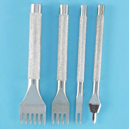 (As show, One size) 4 Pcs Stitng Sel Set,for Sewing Craft(4 Mm,silver) 1