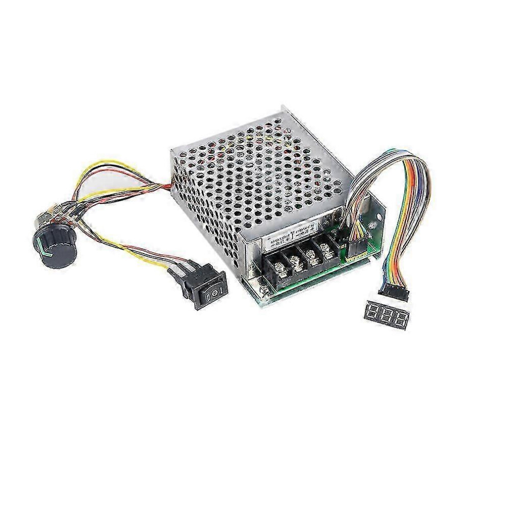 (As Show, One Size) 60A Pwm Dc Motor Speed Controller With Reversible Switches And 10V-55V Input Voltage 4631898225020