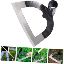 (As show, One size) Outdoor Tools Hand Hoe Small Tools Hand Digger Hoe Forged Hoe Hand Shovel Hoe Stainless Steel Garden Hoe Hand Garden Tools Cultivating Hoe Cultivator