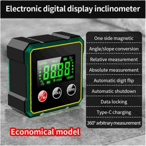 (No Electronic Laser) Scomeri Magnetic Digital Angle Finder with Electronic Laser,Aneedbaby Angle Tool 1