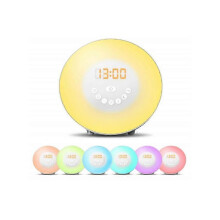(European Standard) Sunrise Alarm Clock, 6 Nature Sounds, Bedside Sunrise Simulator