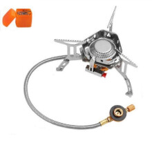 (6800W*Box) Moose Rocket Stove, Outdoor Portable Double-Layer Windproof Three-Burner Stove