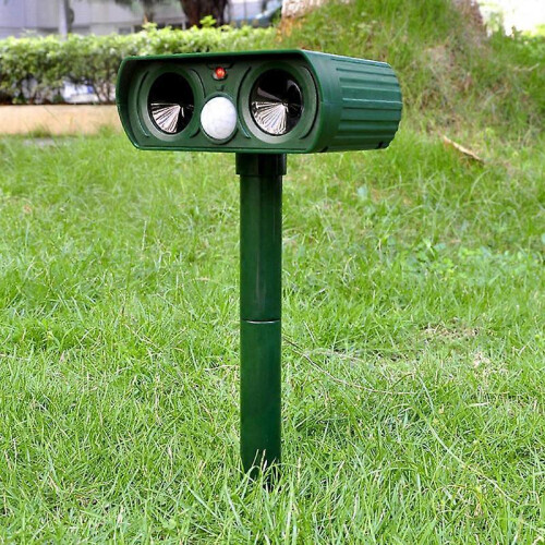Ultrasonic Cat Repeller, Solar Powered Cat Repeller, Ultrasonic Rodent Repellent with Motion Sensor 1
