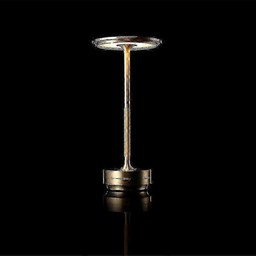 (Silver) Cordless Table Lamp Dimmable Waterproof Metal Usb Rechargeable Table Lamps 1