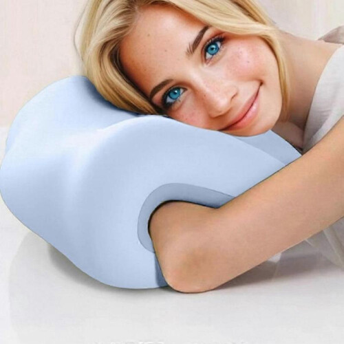 (White) Extra Firm Office Chair Headrest Attachment - Ergonomic Neck Support Pillow 2