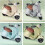 (Blue) Scooter Toy with Light & Music - Interactive Rotating Toy, Cute Decor for Labubu 4