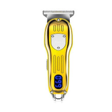 (Gold) LCD Digital Hair Clipper, Professional Hair Clippers for Men