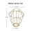 Heat Insulation Lamp Explosion-proof High Temperature Resistance Metal Thermal Insulation Lampshade Highly Efficient Insulation 3