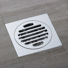 (As show, One size) Shower Grid Siphon, STAINLESS STEEL Floor Drain Anti Odor Hair Filters Steel Sink Shower Drain Channel(1pcs)